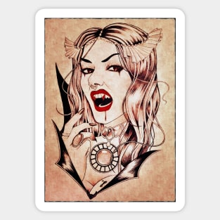 Vampire Queen Sticker